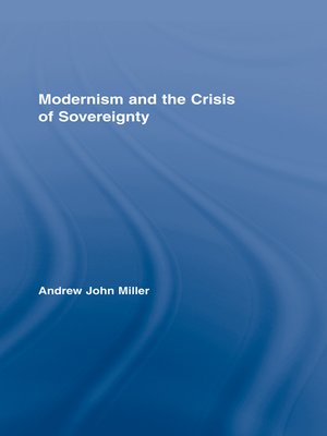 cover image of Modernism and the Crisis of Sovereignty
